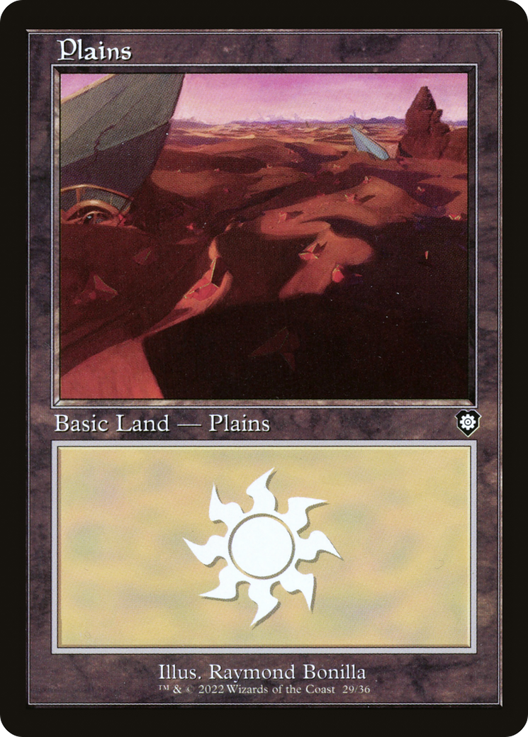 Plains (V.1)⁣ - Commander: The Brothers' War⁣ (Land)⁣ [29]