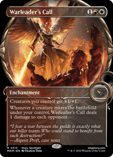 Warleader's Call (Showcase) (MKM-315) - Murders at Karlov Manor: (Showcase) Foil