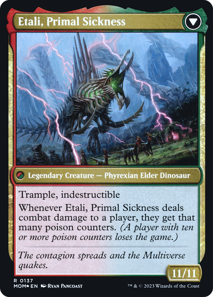 Etali, Primal Conqueror (PRE-137S) - March of the Machine Promos Foil