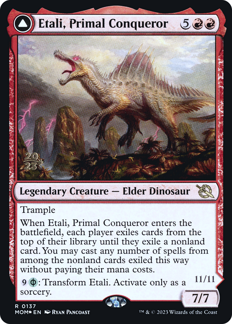 Etali, Primal Conqueror (PRE-137S) - March of the Machine Promos Foil