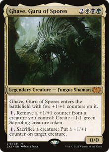 Ghave, Guru of Spores⁣ - Double Masters 2022⁣ (Mythic)⁣ [216]