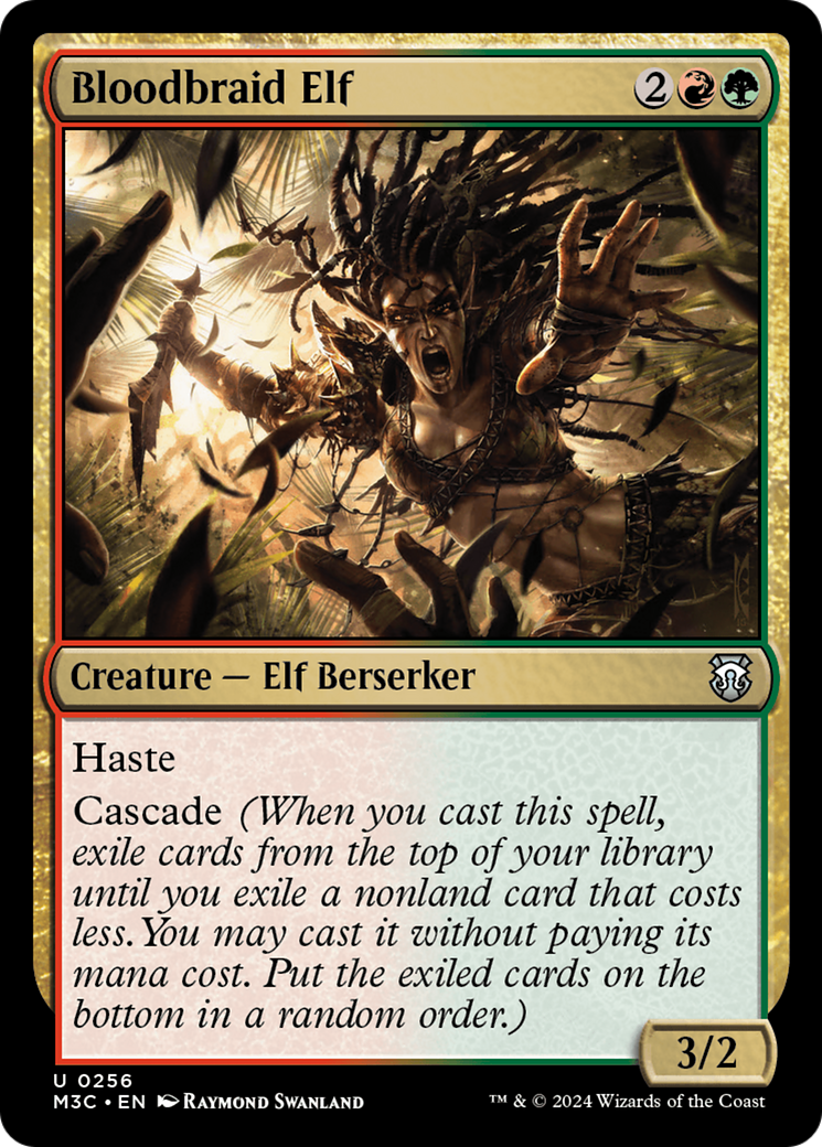 Bloodbraid Elf⁣ - Commander: Modern Horizons 3⁣ (Uncommon)⁣ [256]
