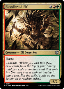 Bloodbraid Elf⁣ - Commander: Modern Horizons 3⁣ (Uncommon)⁣ [256]