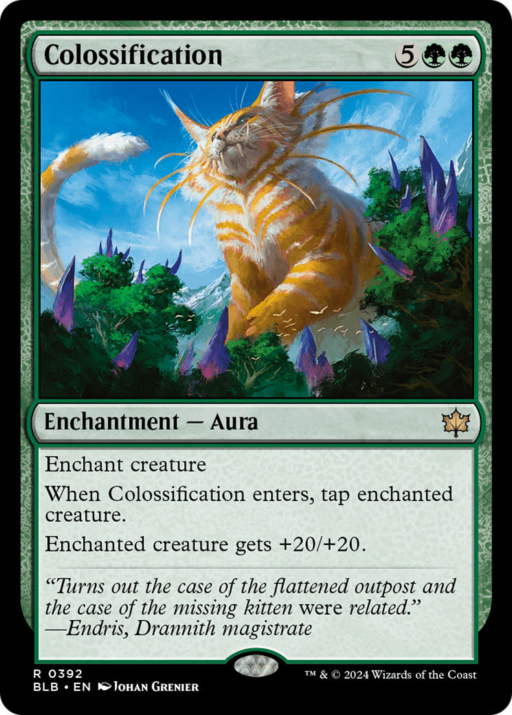 Colossification⁣ - Bloomburrow: Extras⁣ (Rare)⁣ [392]