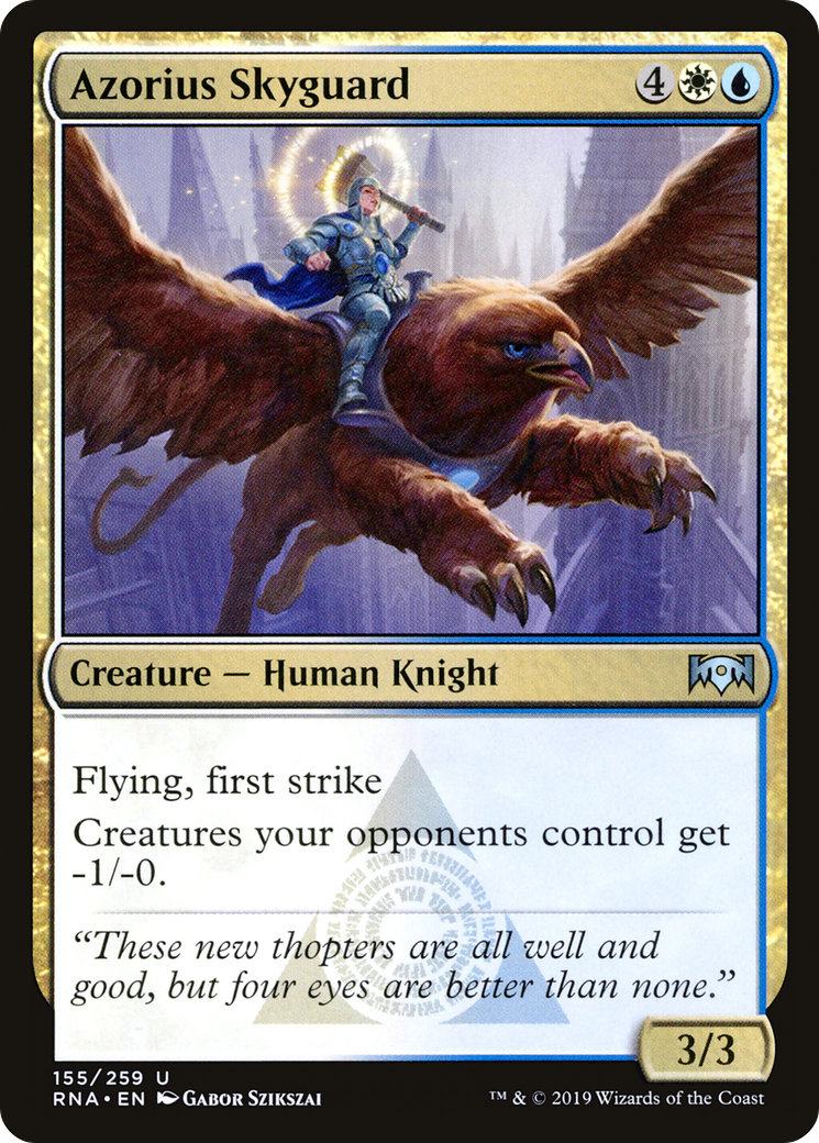 Azorius Skyguard⁣ - Ravnica Allegiance⁣ (Uncommon)⁣ [155]