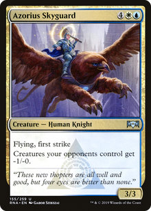 Azorius Skyguard⁣ - Ravnica Allegiance⁣ (Uncommon)⁣ [155]
