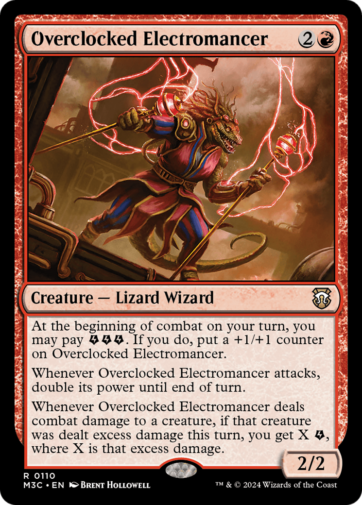 Overclocked Electromancer⁣ - Commander: Modern Horizons 3⁣ (Rare)⁣ [110]