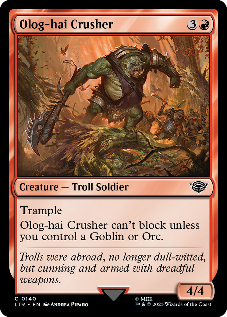 Olog-hai Crusher⁣ - The Lord of the Rings: Tales of Middle-earth⁣ (Common)⁣ [140]