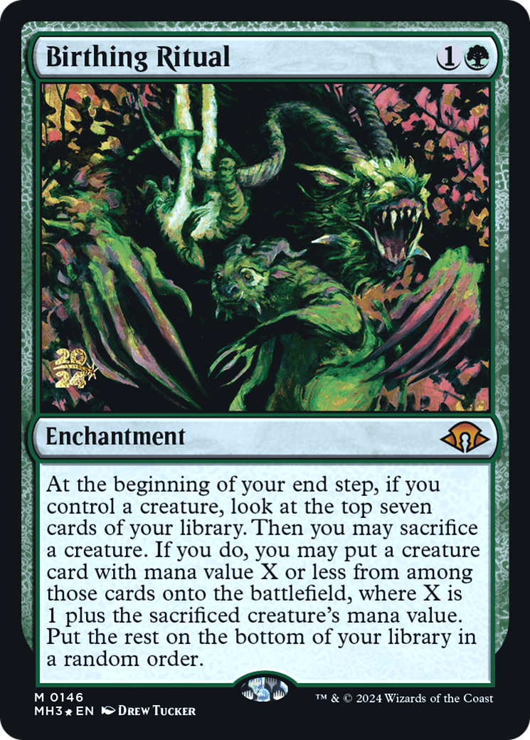 Birthing Ritual⁣ - Modern Horizons 3: Promos⁣ (Mythic)⁣ [146]