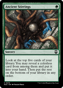 Ancient Stirrings⁣ - Commander: Modern Horizons 3⁣ (Common)⁣ [219]