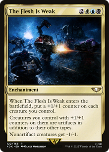 The Flesh Is Weak⁣ - Universes Beyond: Warhammer 40,000⁣ (Rare)⁣ [122]