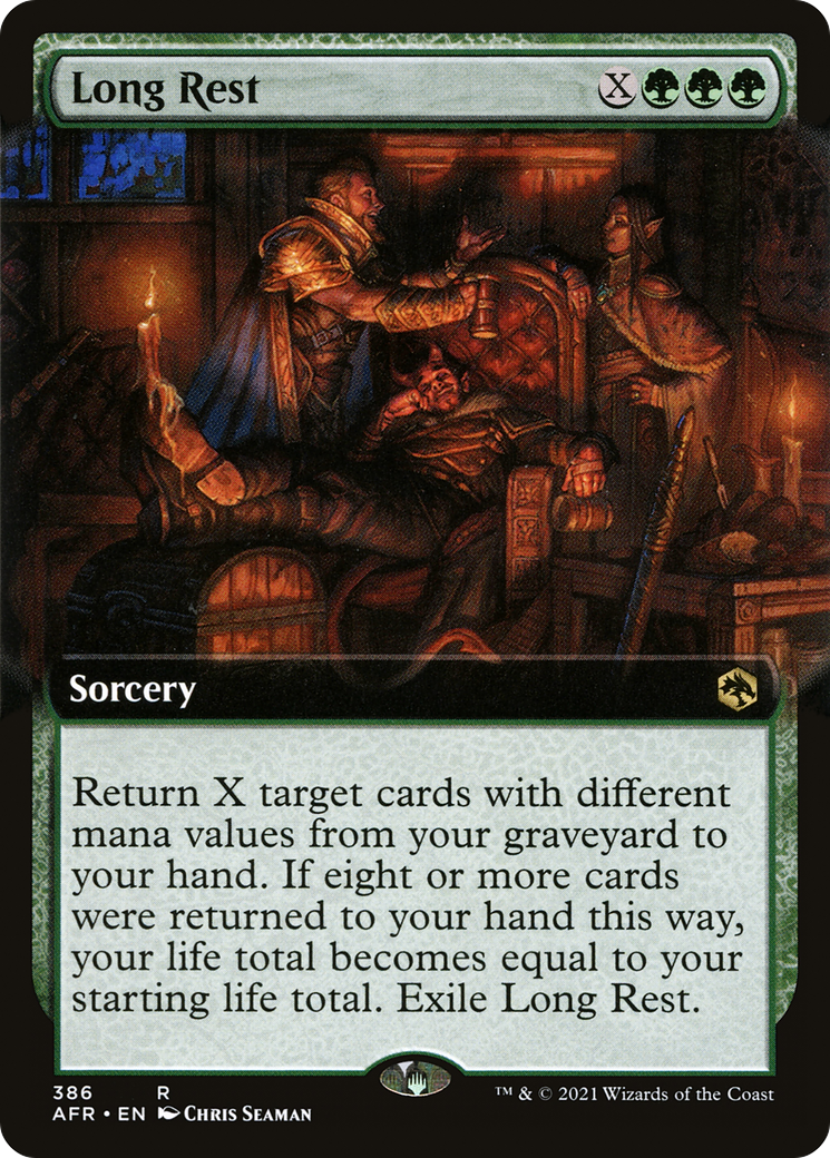 Long Rest (Extended Art) (AFR-386) - Adventures in the Forgotten Realms: (Extended Art)