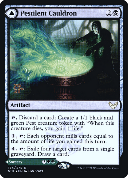 Pestilent Cauldron (PRE-154S) - Strixhaven: School of Mages Promos Foil