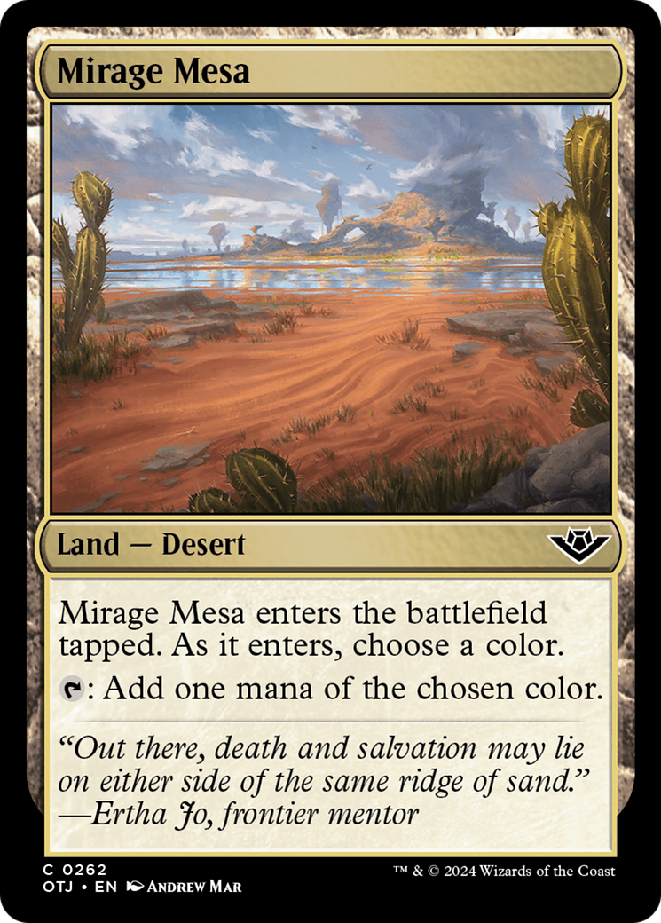 Mirage Mesa⁣ - Outlaws of Thunder Junction⁣ (Common)⁣ [262]