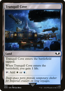 Tranquil Cove⁣ - Universes Beyond: Warhammer 40,000⁣ (Common)⁣ [303]