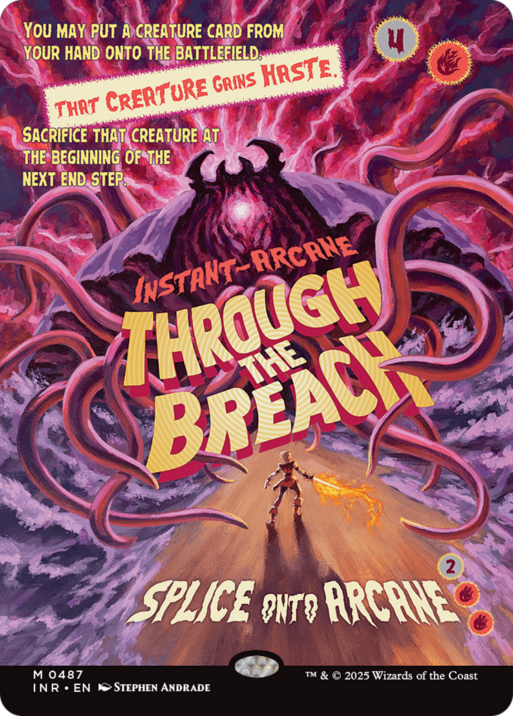 Through the Breach (INR-487) - Innistrad Remastered: (Showcase) (Borderless)