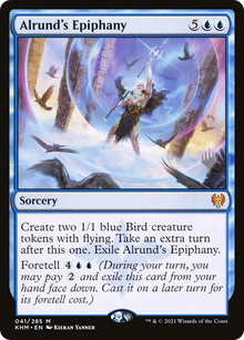 Alrund's Epiphany (PPKHM-41P) - Kaldheim Promos Foil