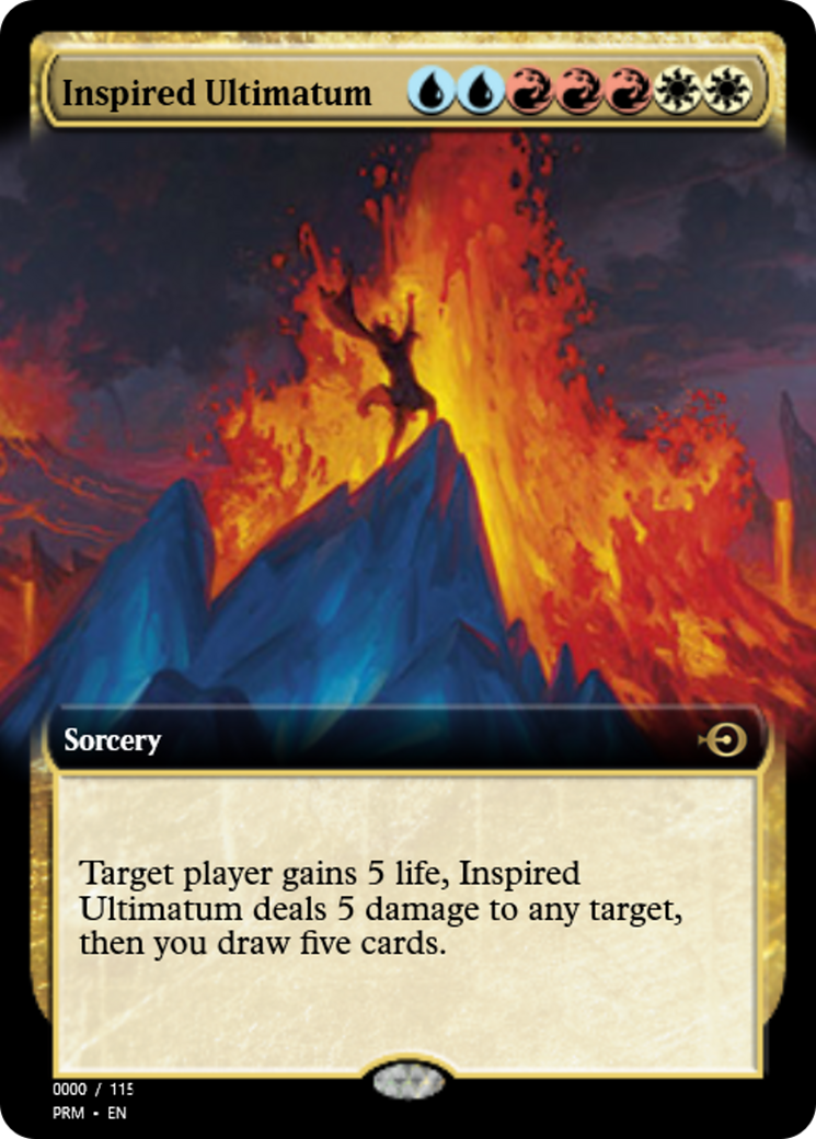 Inspired Ultimatum (PRM-80899) - Magic Online Promos Foil