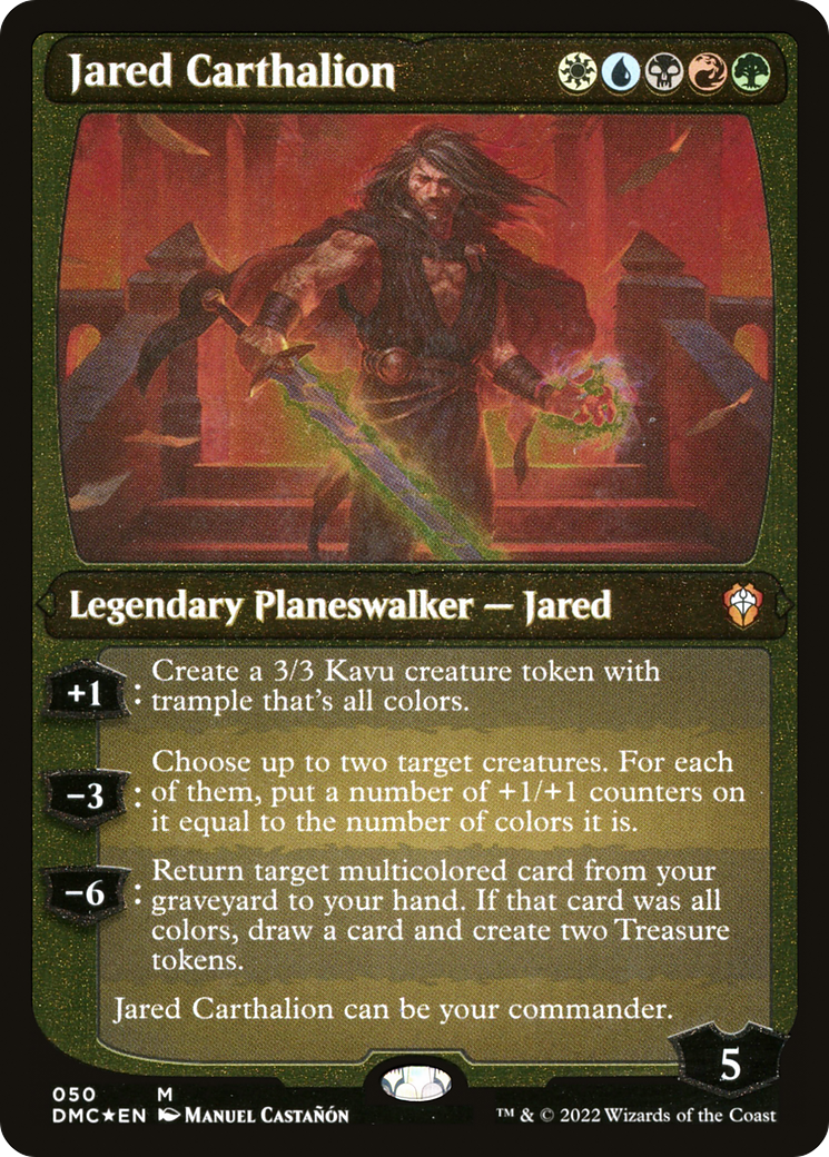 Jared Carthalion⁣ - Commander: Dominaria United: Extras⁣ (Mythic)⁣ [50]