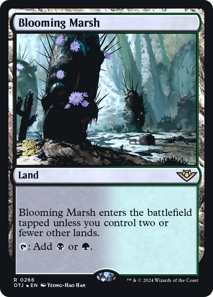 Blooming Marsh (OTJ) (PRE-266S) - Outlaws of Thunder Junction Promos Foil
