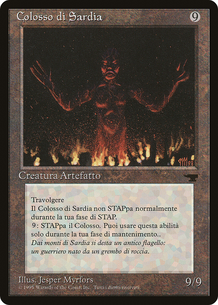 Colossus of Sardia (Italian) - "Colosso di Sardia" (REN-111) - Rinascimento