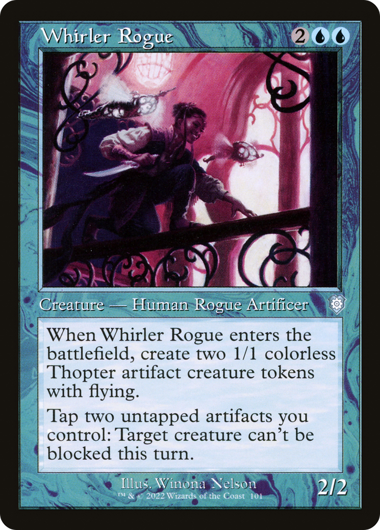 Whirler Rogue⁣ - Commander: The Brothers' War⁣ (Uncommon)⁣ [101]