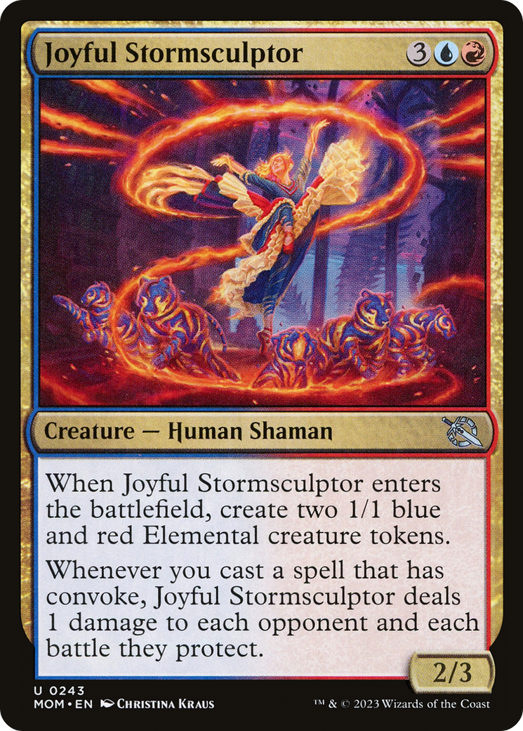Joyful Stormsculptor⁣ - March of the Machine⁣ (Uncommon)⁣ [243]