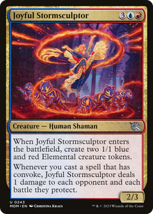 Joyful Stormsculptor⁣ - March of the Machine⁣ (Uncommon)⁣ [243]