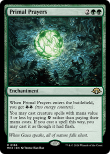 Primal Prayers⁣ - Modern Horizons 3⁣ (Rare)⁣ [166]