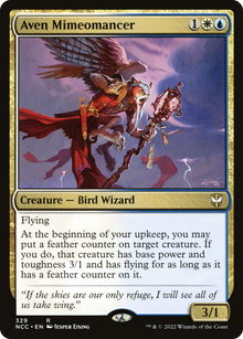 Aven Mimeomancer⁣ - Commander: Streets of New Capenna⁣ (Rare)⁣ [329]
