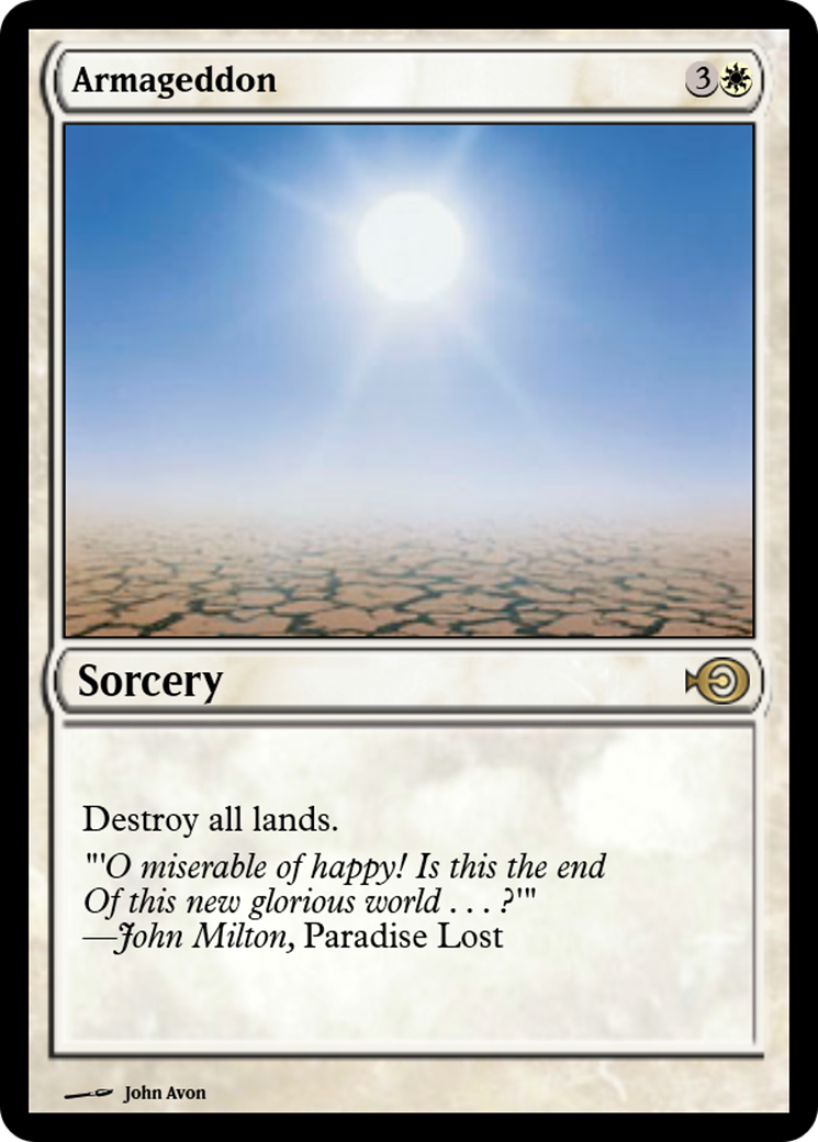 Armageddon (PRM-31413) - Magic Online Promos Foil