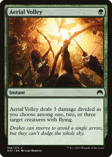 Aerial Volley (ORI-168) - Magic Origins Foil
