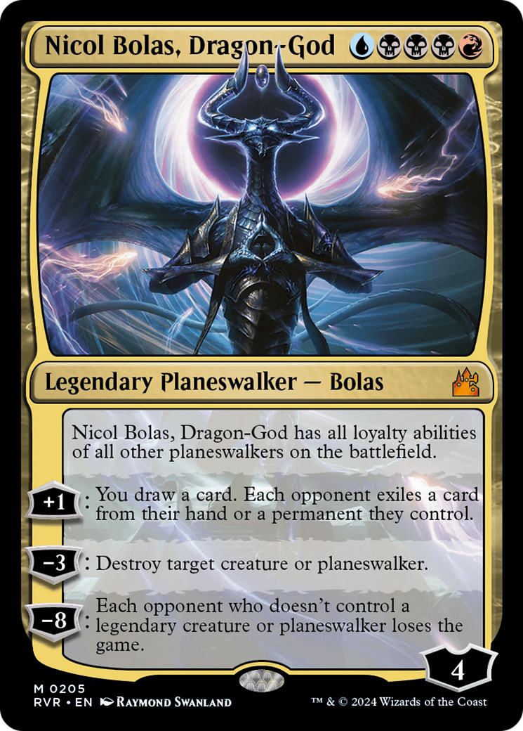 Nicol Bolas, Dragon-God (RVR-205) - Ravnica Remastered