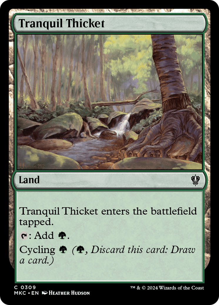 Tranquil Thicket⁣ - Commander: Murders at Karlov Manor⁣ (Common)⁣ [309]