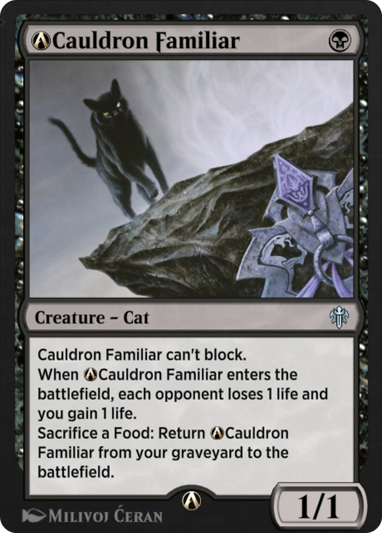 A-Cauldron Familiar (ELD-A-81) - Throne of Eldraine