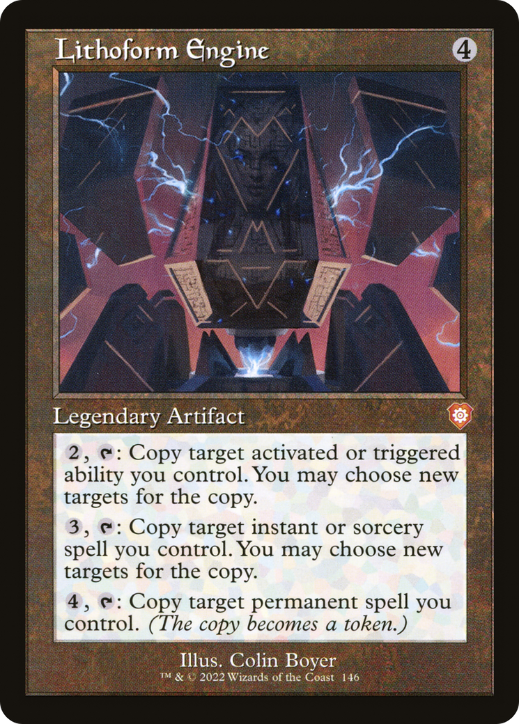 Lithoform Engine⁣ - Commander: The Brothers' War⁣ (Mythic)⁣ [146]