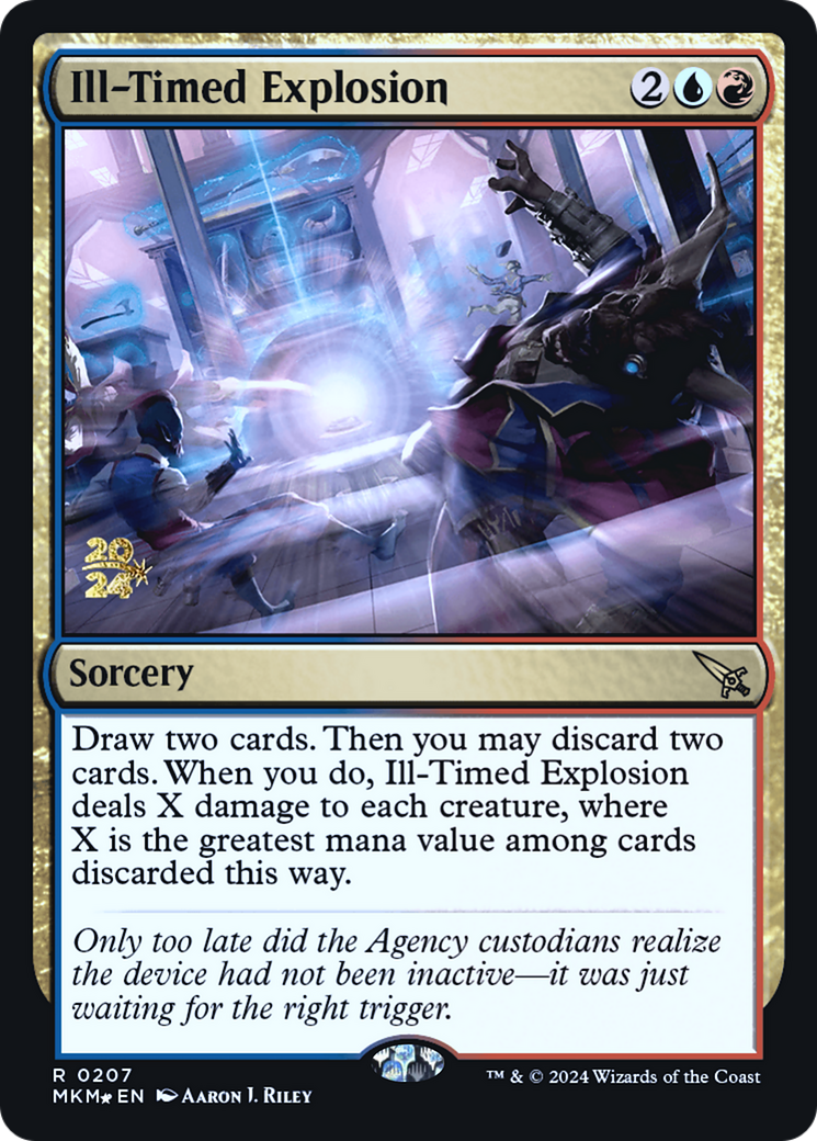 Ill-Timed Explosion (PRE-207S) - Murders at Karlov Manor Promos Foil