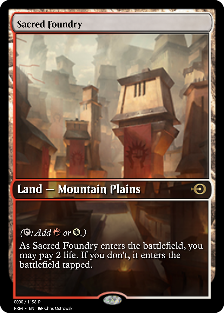 Sacred Foundry (PRM-72309) - Magic Online Promos