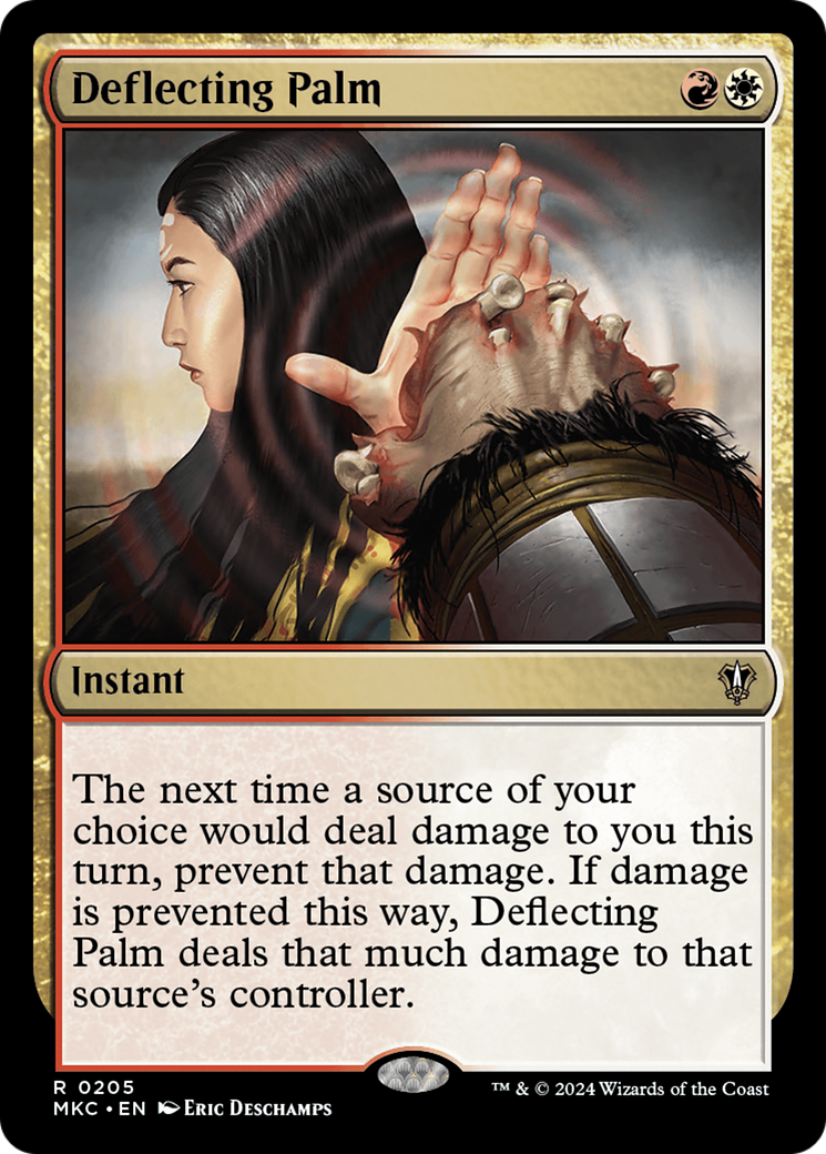 Deflecting Palm⁣ - Commander: Murders at Karlov Manor⁣ (Rare)⁣ [205]
