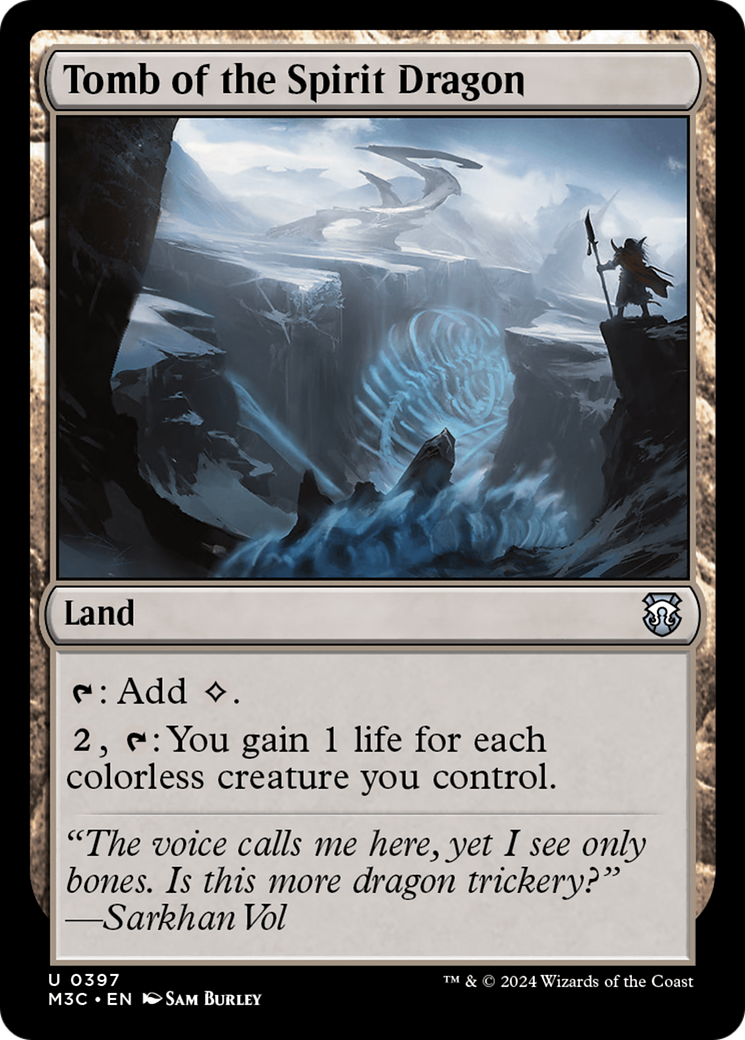 Tomb of the Spirit Dragon⁣ - Commander: Modern Horizons 3⁣ (Uncommon)⁣ [397]