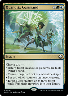 Quandrix Command⁣ - Commander: The Lost Caverns of Ixalan⁣ (Rare)⁣ [280]