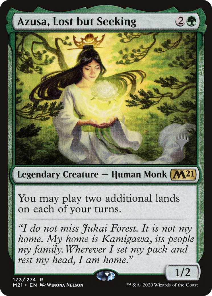 Azusa, Lost but Seeking (PPM21-173P) - Core Set 2021 Promos