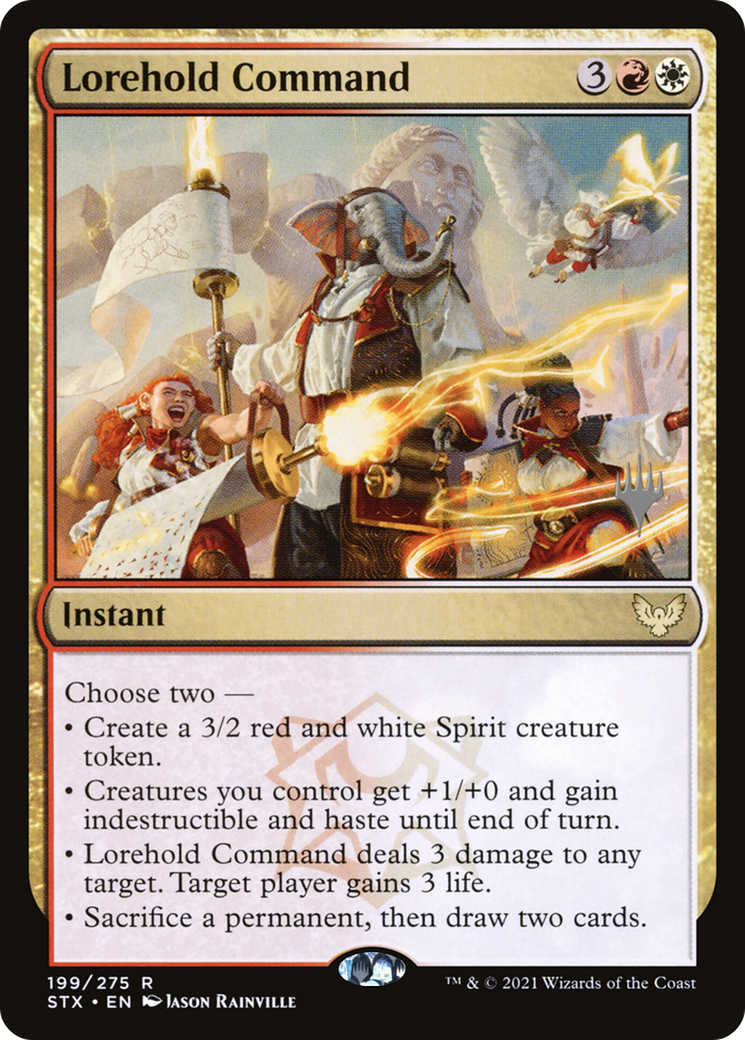 Lorehold Command (PPSTX-199) - Strixhaven: School of Mages Promos Foil