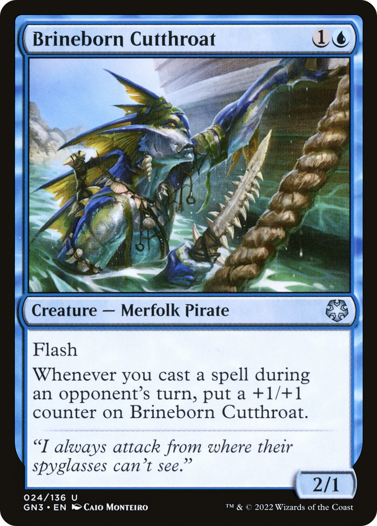 Brineborn Cutthroat⁣ - Game Night: Free For All⁣ (Uncommon)⁣ [24]