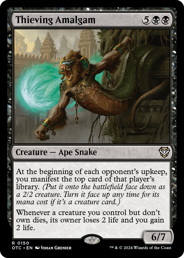 Thieving Amalgam⁣ - Commander: Outlaws of Thunder Junction⁣ (Rare)⁣ [150]