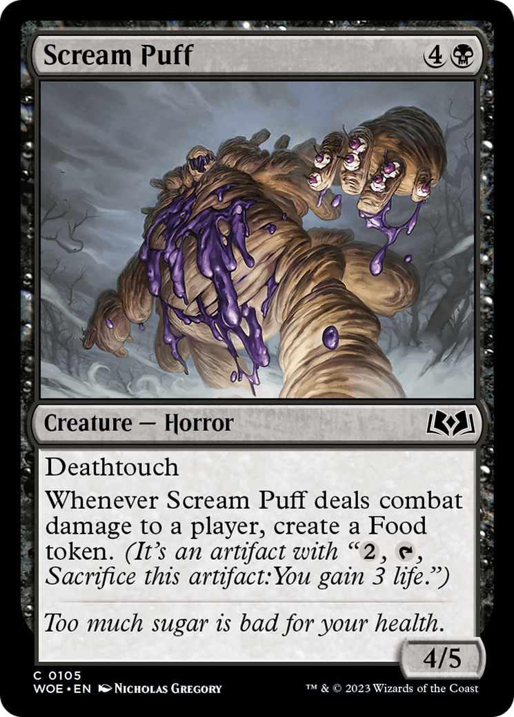 Scream Puff (WOE-105) - Wilds of Eldraine Foil