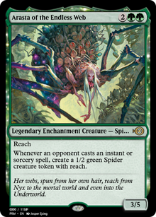 Arasta of the Endless Web (PRM-79981) - Magic Online Promos: (enchantment)