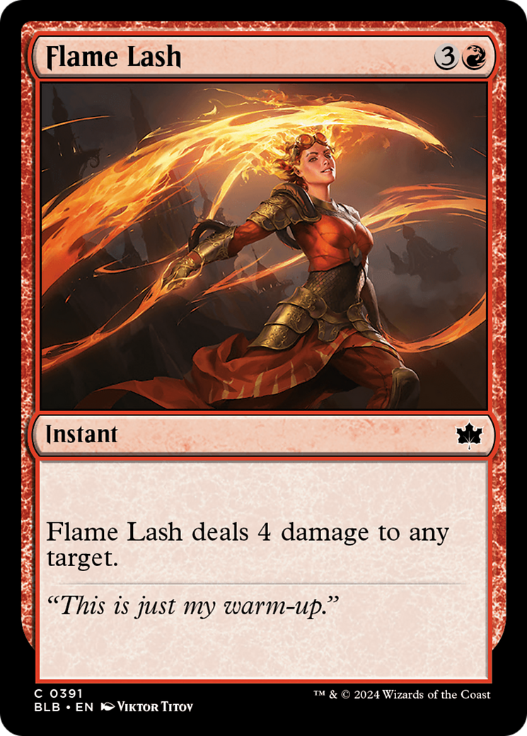 Flame Lash⁣ - Bloomburrow: Extras⁣ (Common)⁣ [391]