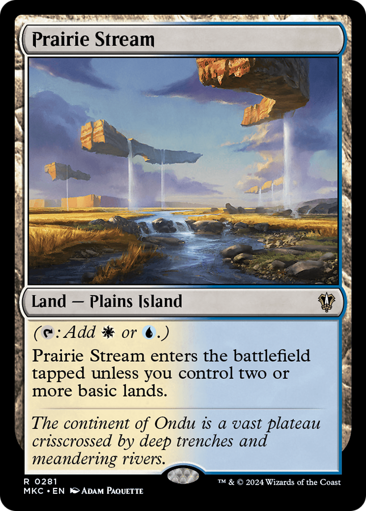 Prairie Stream⁣ - Commander: Murders at Karlov Manor⁣ (Rare)⁣ [281]