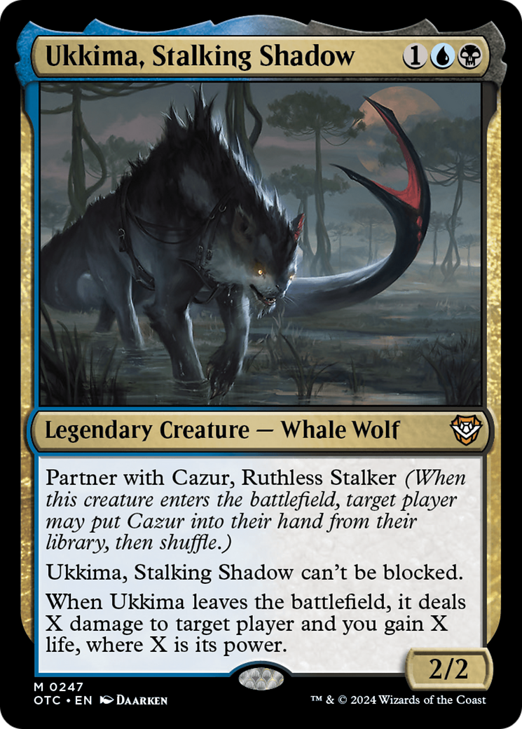 Ukkima, Stalking Shadow⁣ - Commander: Outlaws of Thunder Junction⁣ (Mythic)⁣ [247]
